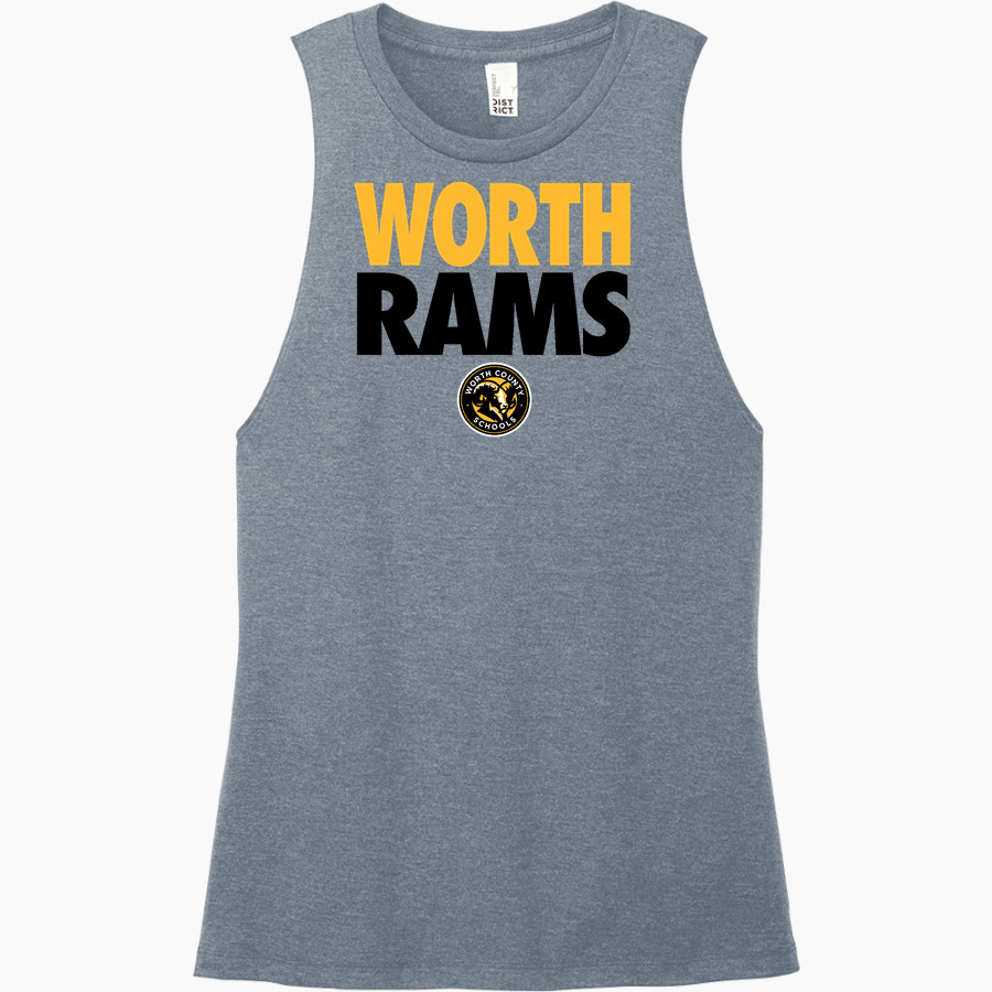 Worth Rams District Women's Perfect Tri Muscle Tank