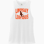 LINDSAY SCHOOL DISTRICT 9 LEOPARDS <span class="pdp-name-mascot">LINDSAY LEOPARDS</span> District Women's Perfect Tri Muscle Tank Front Thumbnail