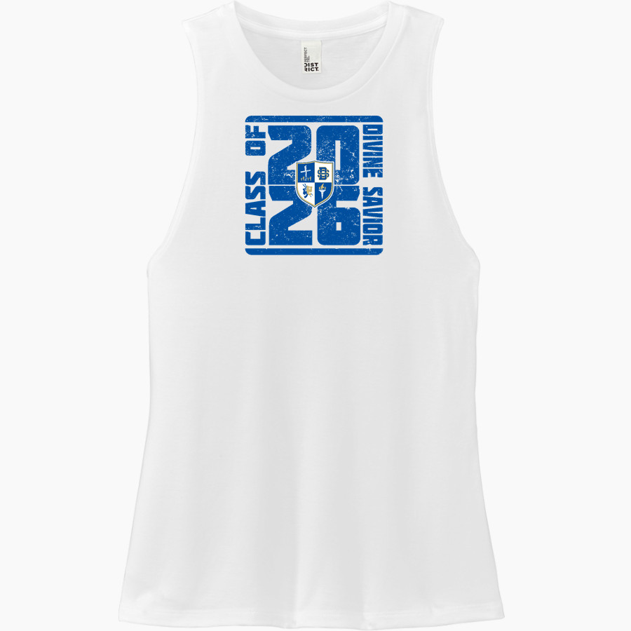 Divine Savior Academy Sharks <span class="pdp-name-mascot">Divine Savior Sharks</span> District Women's Perfect Tri Muscle Tank