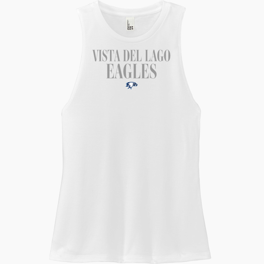 VISTA DEL LAGO HIGH SCHOOL EAGLES <span class="pdp-name-mascot">VISTA DEL LAGO EAGLES</span> District Women's Perfect Tri Muscle Tank
