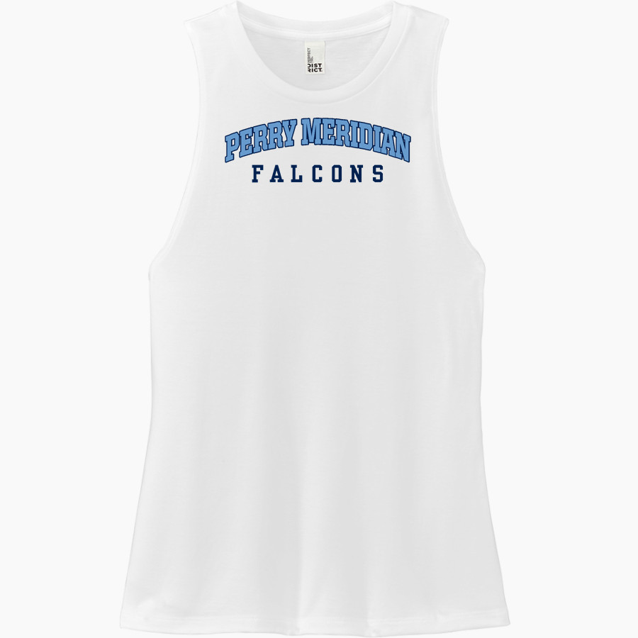 Perry Meridian Falcons District Women's Perfect Tri Muscle Tank
