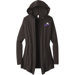 JJC Wolves <span class="pdp-name-mascot">JJC Wolves</span> District Women's Perfect Tri Hooded Cardigan Front Thumbnail