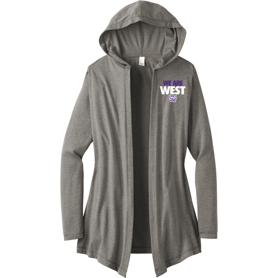 WEST HIGH SCHOOL WILDCATS <span class="pdp-name-mascot">WEST WILDCATS</span> District Women's Perfect Tri Hooded Cardigan