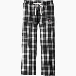 Manitowoc Lutheran Lancers District Men's Flannel Plaid Pant Front Thumbnail