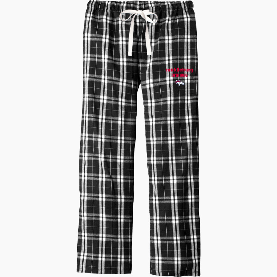 MIDDLEBURG HIGH SCHOOL BRONCOS District Men's Flannel Plaid Pant