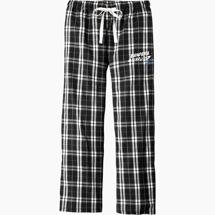 BANDERA HIGH SCHOOL BULLDOGS District Men's Flannel Plaid Pant
