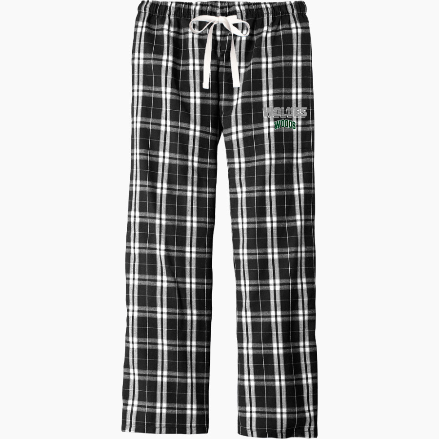 Woods Charter Wolves District Men's Flannel Plaid Pant