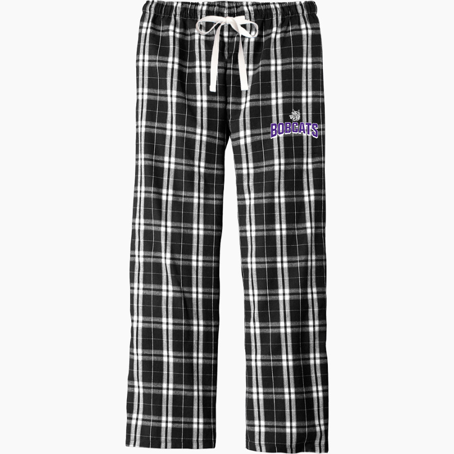 HYDRO-EAKLY HIGH SCHOOL BOBCATS District Men's Flannel Plaid Pant