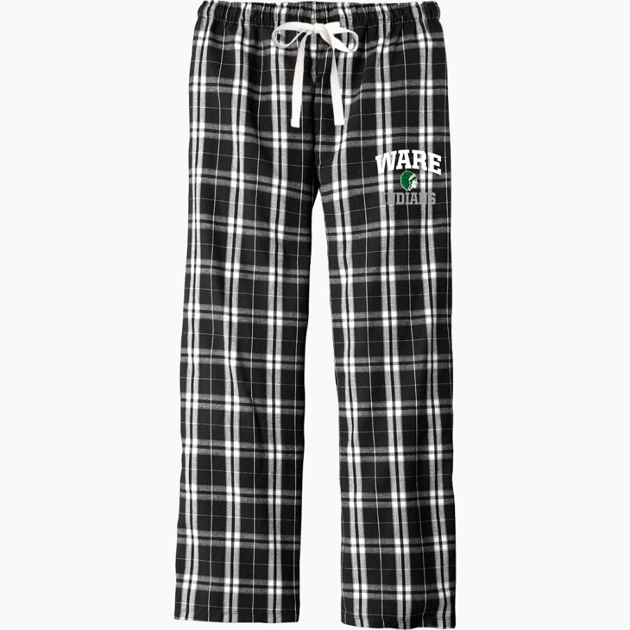 WARE HIGH SCHOOL INDIANS <span class="pdp-name-mascot">WARE INDIANS</span> District Men's Flannel Plaid Pant