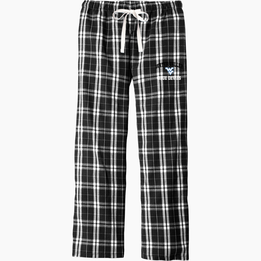 WATER VALLEY HIGH SCHOOL BLUE DEVILS District Men's Flannel Plaid Pant