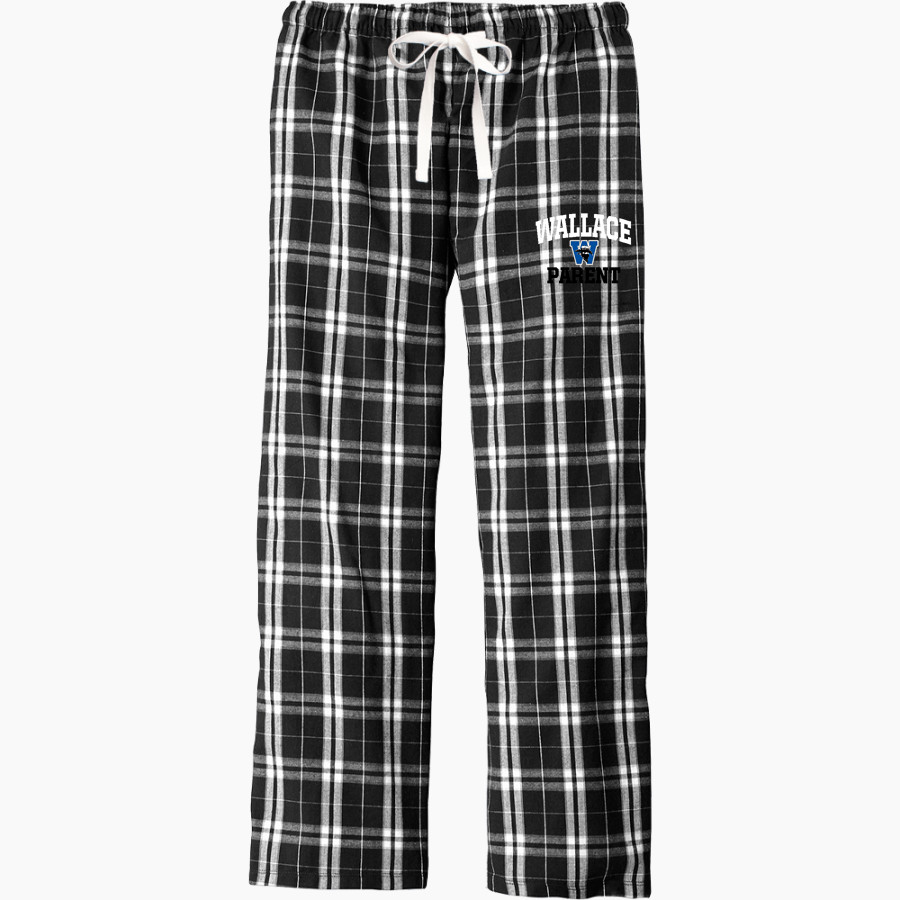 Wallace Middle School Rangers Online Store District Men's Flannel Plaid Pant