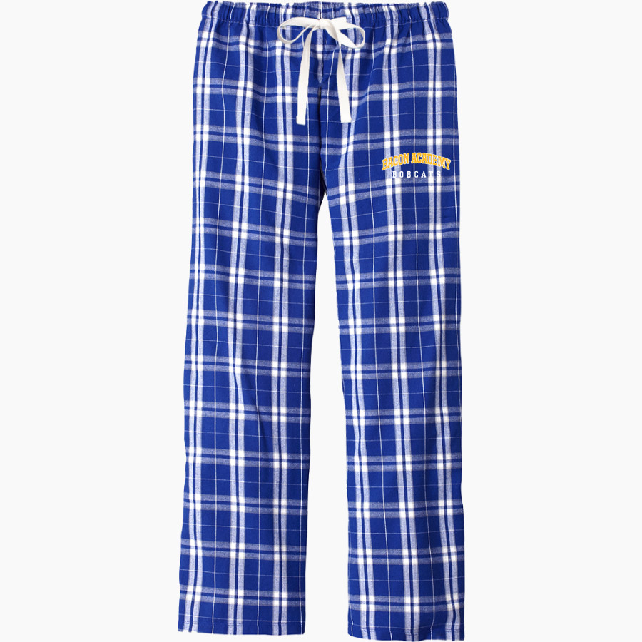 BACON ACADEMY BOBCATS District Men's Flannel Plaid Pant