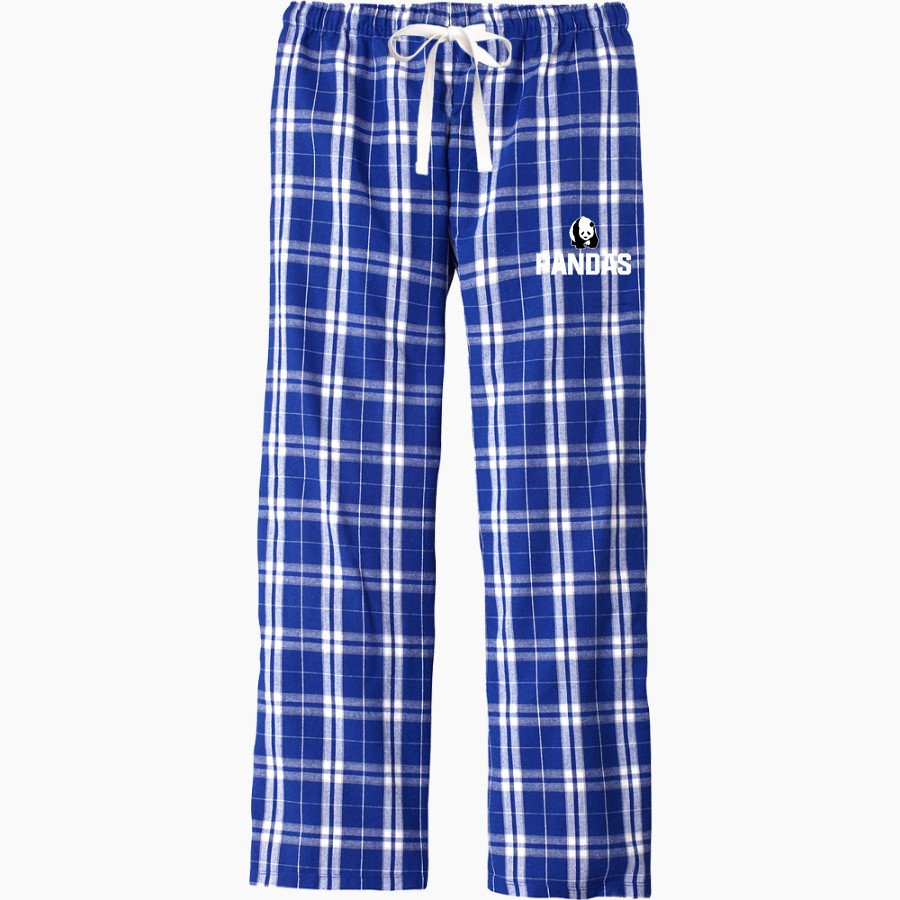 Porter Pandas official sideline store <span class="pdp-name-mascot">Porter Elementary School Pandas</span> District Men's Flannel Plaid Pant