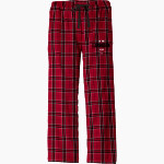 LOCKNEY HIGH SCHOOL LONGHORNS District Men's Flannel Plaid Pant Front Thumbnail
