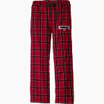 Boscobel Bulldogs District Men's Flannel Plaid Pant Front Thumbnail
