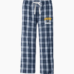 Charter School For Applied Technologies District Men's Flannel Plaid Pant Front Thumbnail