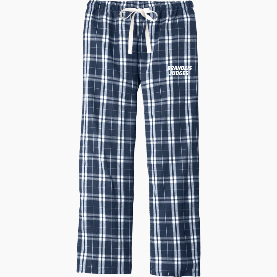 Brandeis Judges Online Store <span class="pdp-name-mascot">Brandeis Judges</span> District Men's Flannel Plaid Pant