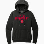 BRUNSWICK R-2 HIGH SCHOOL WILDCATS District Men's Vintage Wash Fleece Hoodie Front Thumbnail