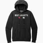 West Lafayette Jr-Sr High School Red Devils Online Store District Men's Vintage Wash Fleece Hoodie Front Thumbnail