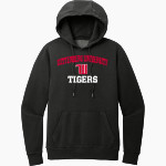 Wittenberg University Tigers <span class="pdp-name-mascot">Wittenberg University Tigers</span> District Men's Vintage Wash Fleece Hoodie Front Thumbnail