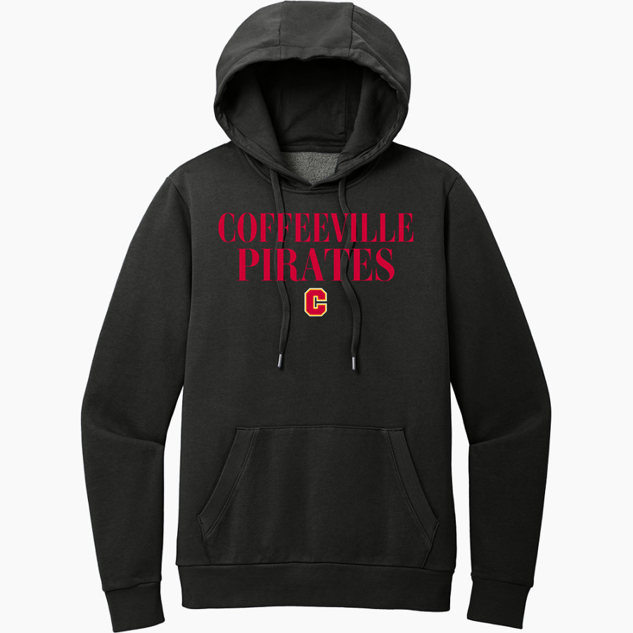 COFFEEVILLE HIGH SCHOOL PIRATES District Men's Vintage Wash Fleece Hoodie