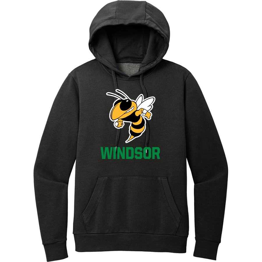 WINDSOR HIGH SCHOOL YELLOW JACKETS <span class="pdp-name-mascot">WINDSOR YELLOW JACKETS</span> District Men's Vintage Wash Fleece Hoodie