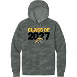 WAUPUN HIGH SCHOOL WARRIORS <span class="pdp-name-mascot">WAUPUN WARRIORS</span> District Wash Men's Camo Fleece Hoodie Front Thumbnail
