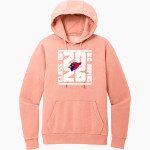 Big Rapids Cardinals District Men's Vintage Wash Fleece Hoodie Front Thumbnail