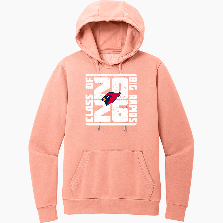 Big Rapids Cardinals District Men's Vintage Wash Fleece Hoodie