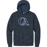 Covenant Academy Lions <span class="pdp-name-mascot">Covenant Academy Lions</span> District Wash Men's Camo Fleece Hoodie Front Thumbnail