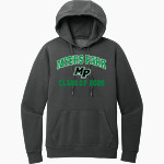 Myers Park Mustangs District Men's Vintage Wash Fleece Hoodie Front Thumbnail