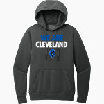 Cleveland Community College Yetis District Men's Vintage Wash Fleece Hoodie Front Thumbnail