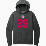 Tremper Trojans District Men's Vintage Wash Fleece Hoodie Front Thumbnail