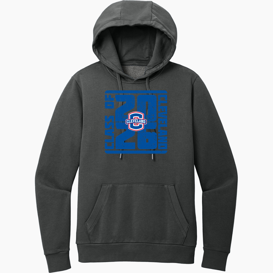 Cleveland Blue Raiders District Men's Vintage Wash Fleece Hoodie