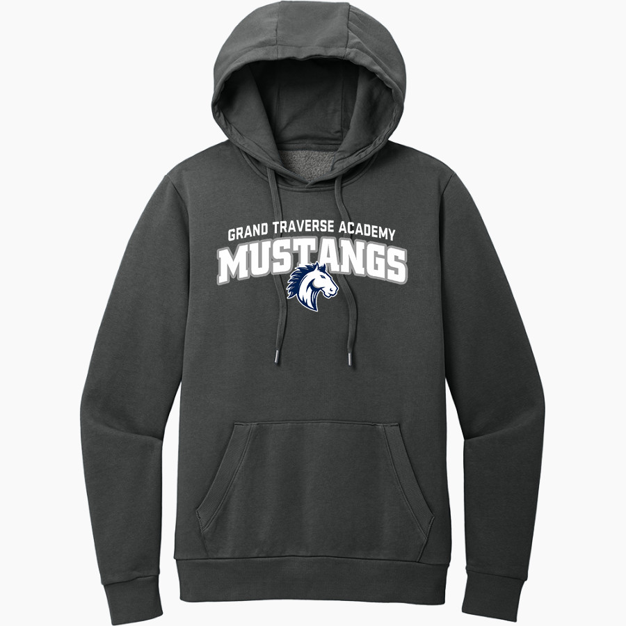 Grand Traverse Academy Mustangs District Men's Vintage Wash Fleece Hoodie