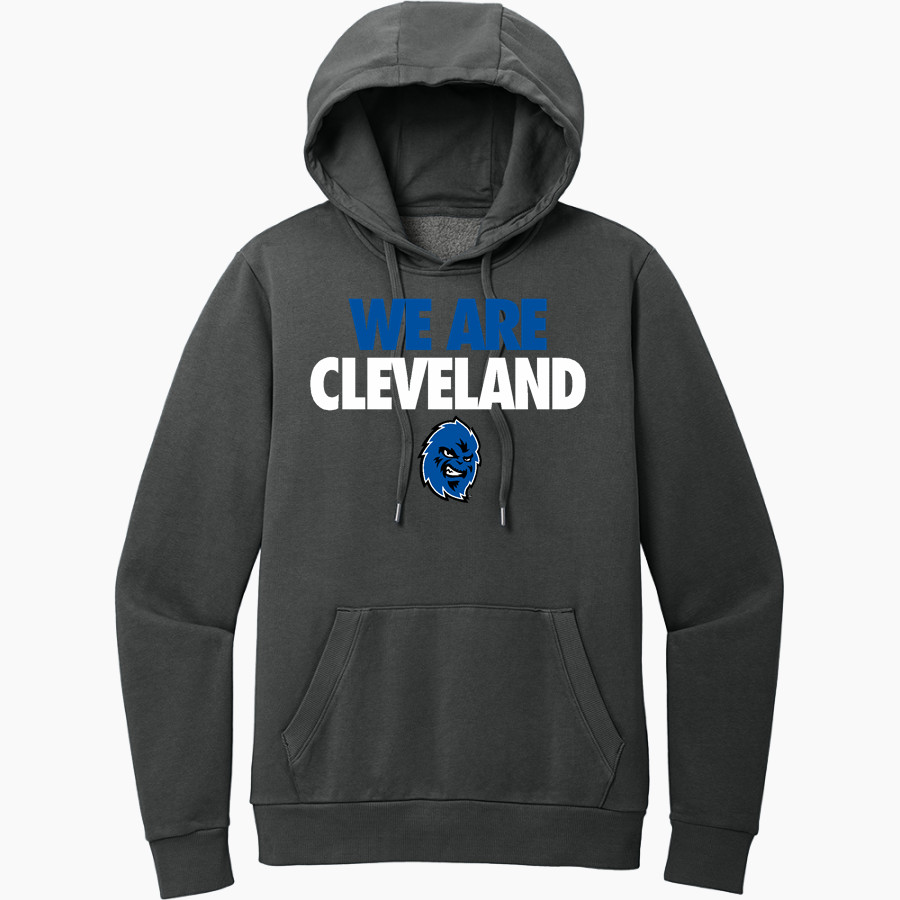 Cleveland Community College Yetis District Men's Vintage Wash Fleece Hoodie