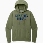 Gunston Herons District Men's Vintage Wash Fleece Hoodie Front Thumbnail
