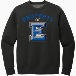 EDEN HIGH SCHOOL BULLDOGS <span class="pdp-name-mascot">EDEN BULLDOGS /LADY</span> District Men's Vintage Wash Fleece Crewneck Sweatshirt Front Thumbnail
