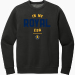 Warner Royals <span class="pdp-name-mascot">Warner Royals</span> District Men's Vintage Wash Fleece Crewneck Sweatshirt Front Thumbnail