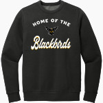 PETTISVILLE BLACKBIRDS ONLINE STORE <span class="pdp-name-mascot">PETTISVILLE BLACKBIRDS</span> District Men's Vintage Wash Fleece Crewneck Sweatshirt Front Thumbnail