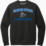 Winnebago Lutheran Vikings Online Store District Men's Vintage Wash Fleece Crewneck Sweatshirt Front Thumbnail