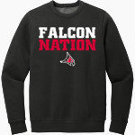 UW River Falls Falcons <span class="pdp-name-mascot">UW River Falls Falcons</span> District Men's Vintage Wash Fleece Crewneck Sweatshirt Front Thumbnail