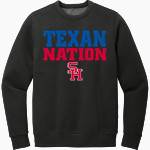 SAM HOUSTON HIGH SCHOOL TEXANS <span class="pdp-name-mascot">SAM HOUSTON TEXANS</span> District Men's Vintage Wash Fleece Crewneck Sweatshirt Front Thumbnail