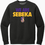 SEBEKA HIGH SCHOOL Trojans Online Store <span class="pdp-name-mascot">SEBEKA TROJANS</span> District Men's Vintage Wash Fleece Crewneck Sweatshirt Front Thumbnail