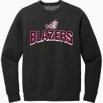 NEW Lutheran BLAZERS <span class="pdp-name-mascot">NORTHEASTERN WI LUTHERAN BLAZERS</span> District Men's Vintage Wash Fleece Crewneck Sweatshirt Front Thumbnail