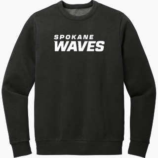 District Men's Vintage Wash Fleece Crewneck Sweatshirt