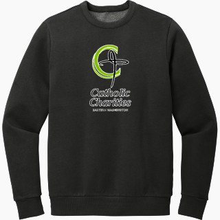 District Men's Vintage Wash Fleece Crewneck Sweatshirt