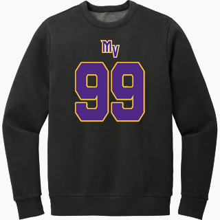 District Men's Vintage Wash Fleece Crewneck Sweatshirt