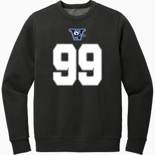 District Men's Vintage Wash Fleece Crewneck Sweatshirt