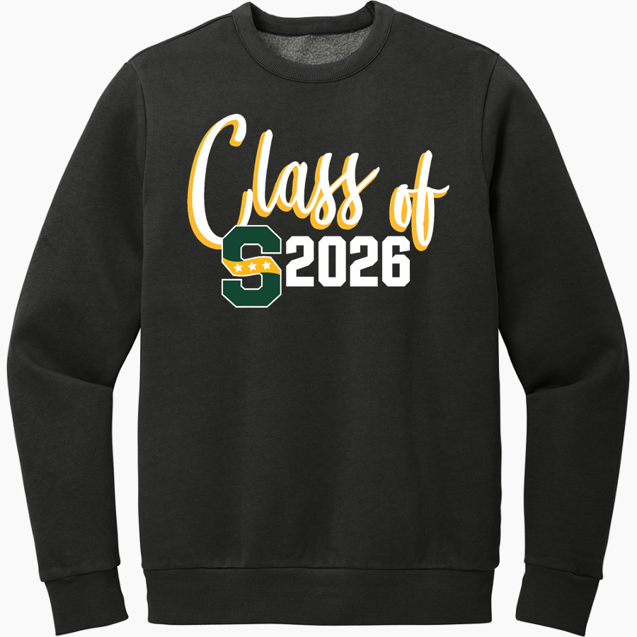 Stevenson Patriots District Men's Vintage Wash Fleece Crewneck Sweatshirt